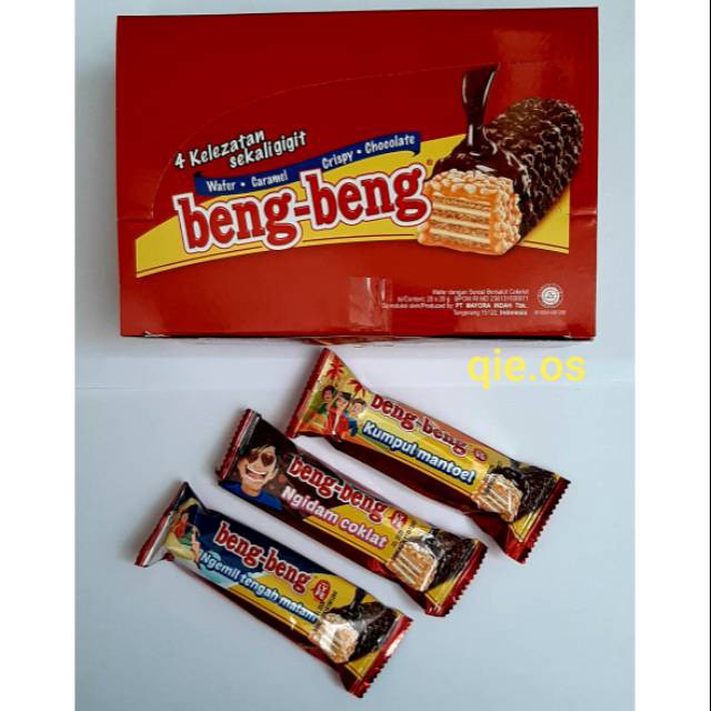 

Roma Beng-Beng Wafer Caramel Coklat isi 17 pcs