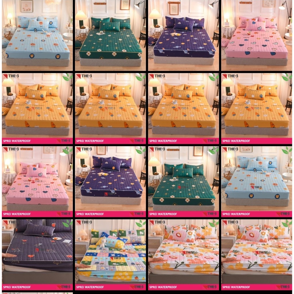 SPREI WATERPOOF - SPREI ANTI AIR - SPREI SULTAN WATERPROOF - KUALITAS NO.1-RANDOM