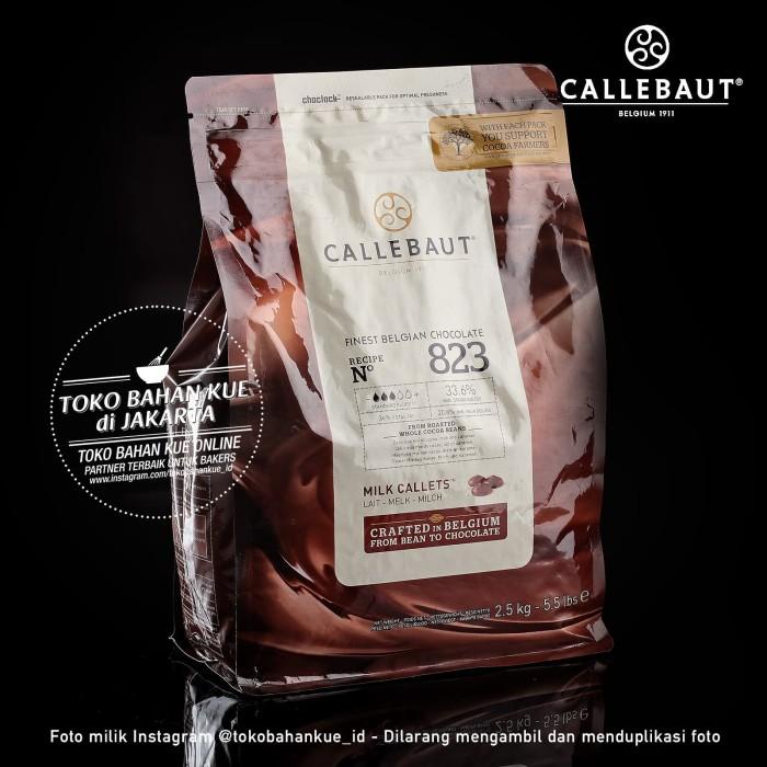 

Callebaut Finest Belgian Chocolate Milk Callets Coklat Susu 2,5Kg