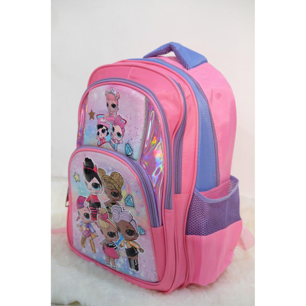 tas sekolah anak SD 3D IMPORT LOL UNICORN