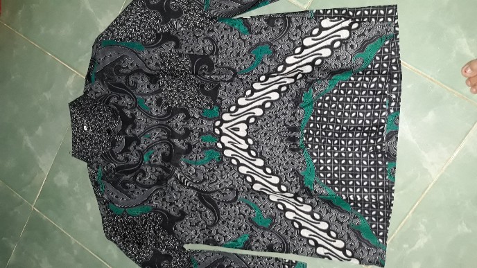 [cod] Batik Couple Keluarga Sania Ruffle Ori Ndoro Jowi Dnt Dimensi Abu