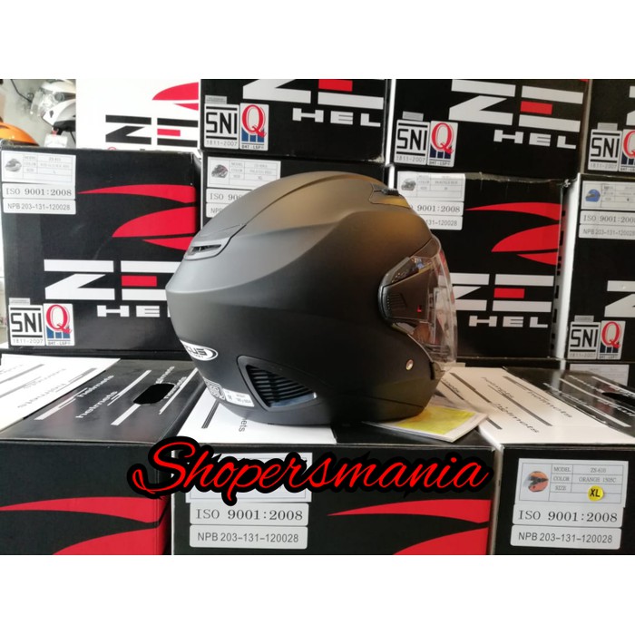 HELM ZEUS ZS611 MATT BLACK I Z611 BLACK DOFF