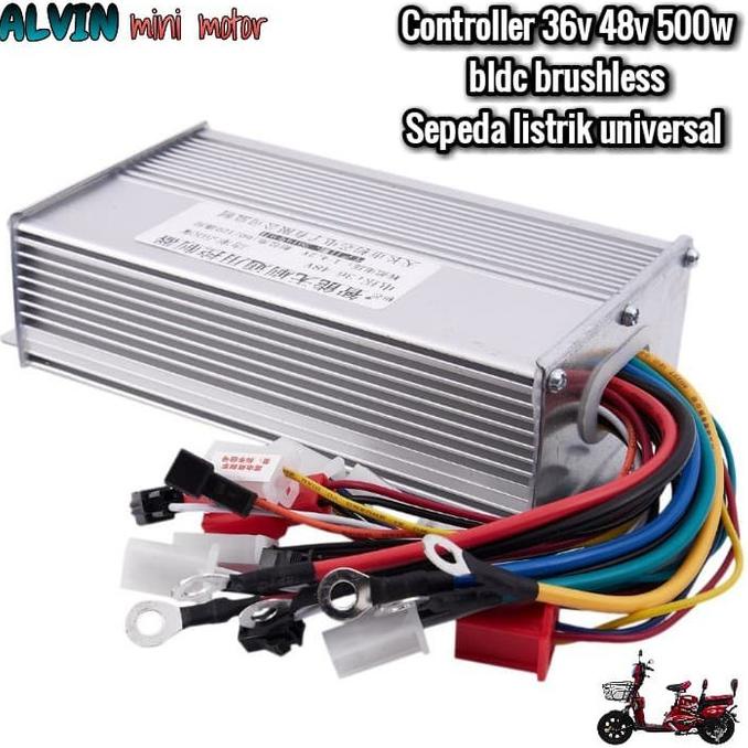 Silahkan Order] Controller 36V 48V 500W 30A Sepeda Listrik Bldc Brushless Kontroler