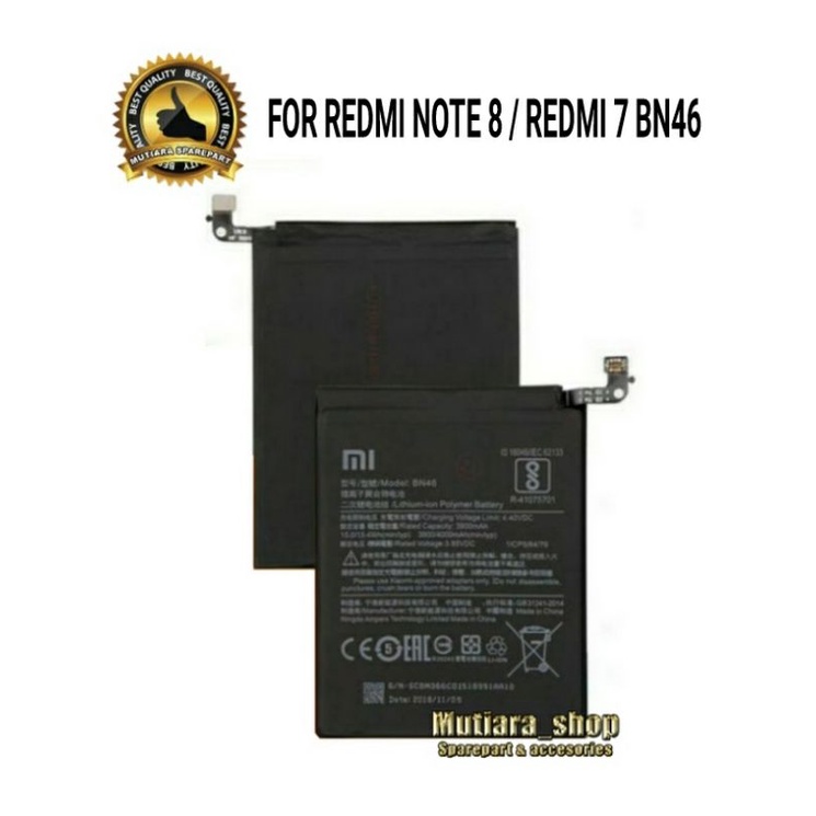 BATERAI XIAOMI REDMI 7 REDMI NOTE 8 BN46 BATTERY BATRAI BATRE BN 46