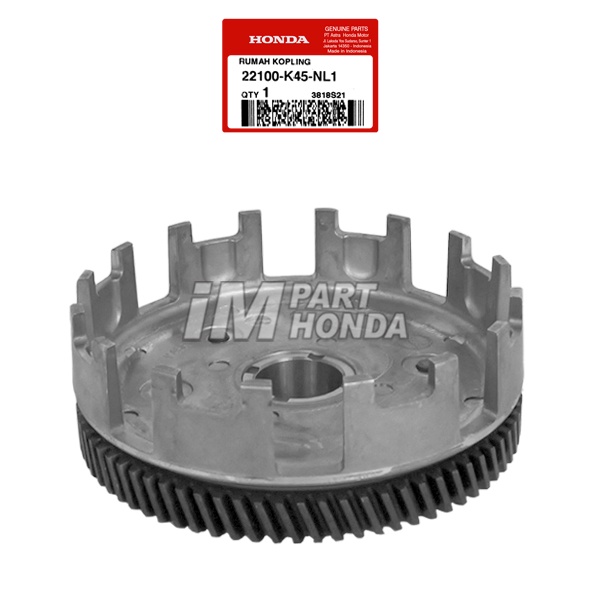 22100-K45-NL1 Rumah Kopling Outer Comp Clutch CBR 150 R LED 2021 K45M