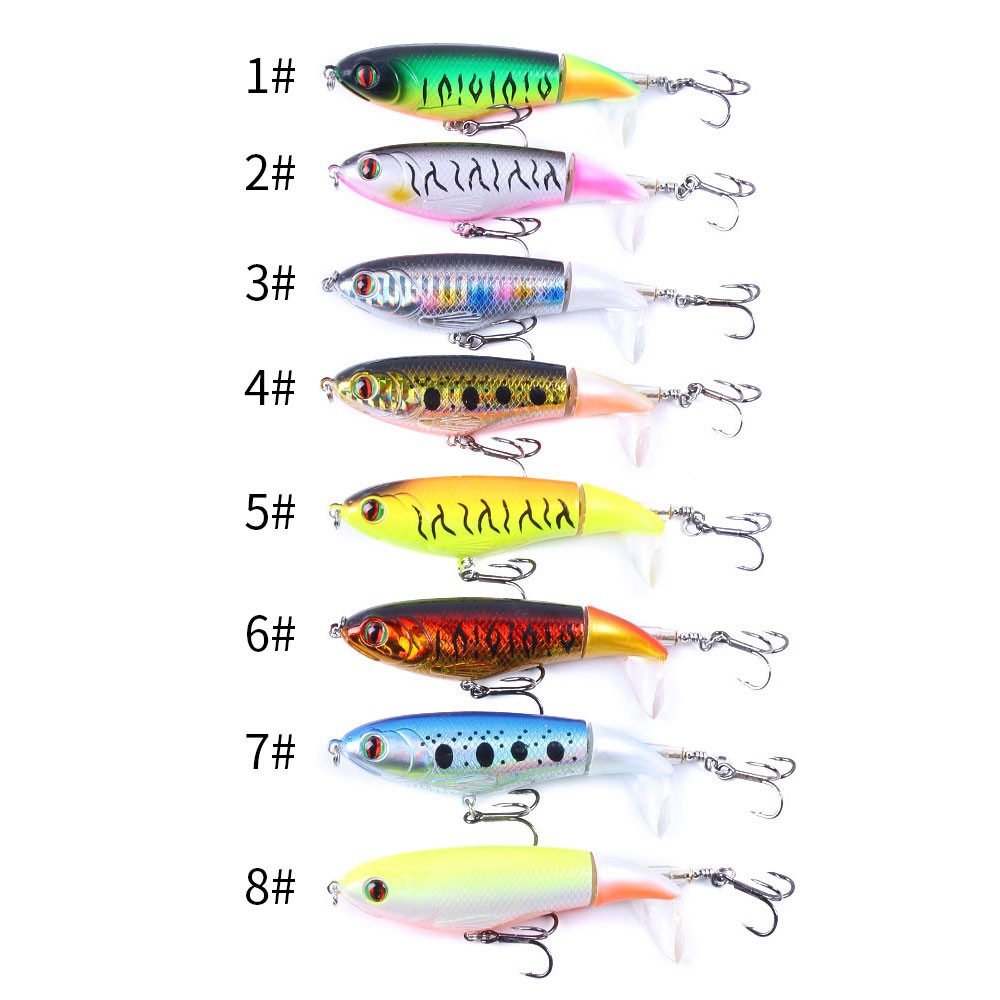 HENGJIA New 1pcs 9cm/17g Rotating Pencil Umpan Pancing Swimbait Ikan Fishing Lure Bait Kail Tackle