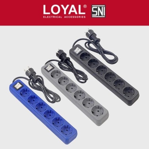 Loyal Osaka Terminal Stop kontak 6 lb plus Kabel 1.5 Meter  LY 206 SNI