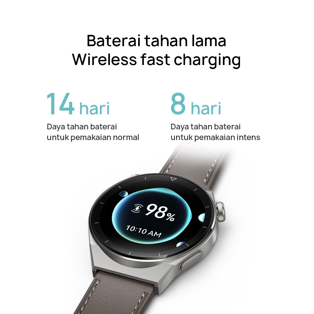 Huawei Watch GT 3 Pro 46mm SmartWatch | ECG | Sapphire Design | Pro Health Care | Classy Workout | Garansi Resmi