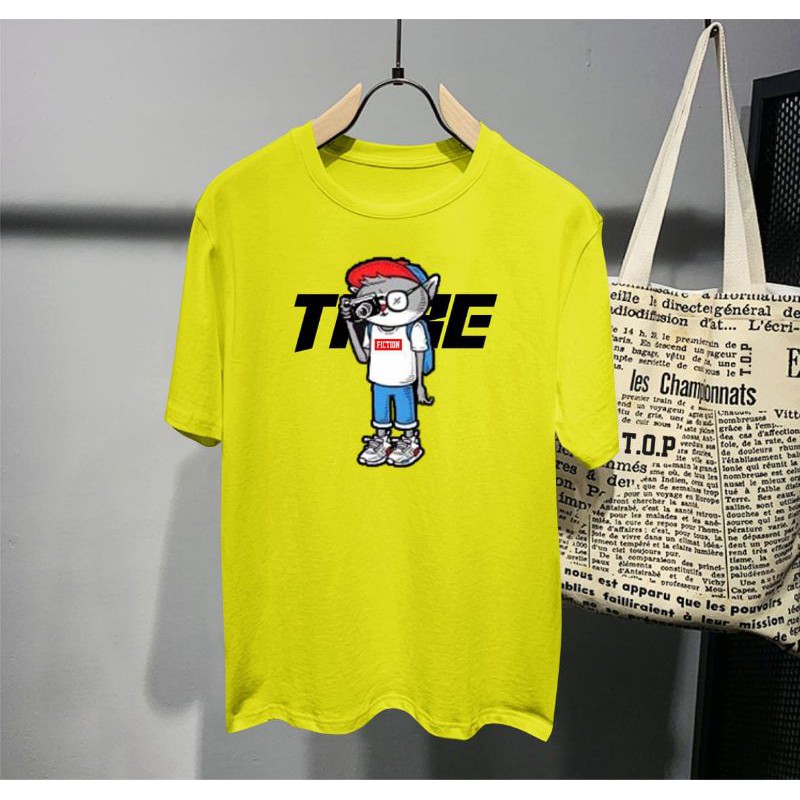 BAJU DISTRO / BAJU KEKINIAN / T-SHIRT / BAJU IMPORT / BAJU COWOK / BAJU TIRE / BAJU KUNING