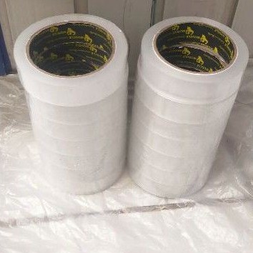 

Lakban/isolasi/tape muscle 24mm 72yard 45 micron lebih lekat