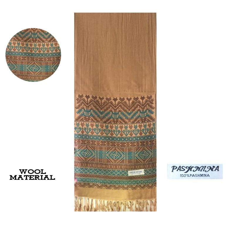 PASHMINA / SYAL Motif Tenun import
