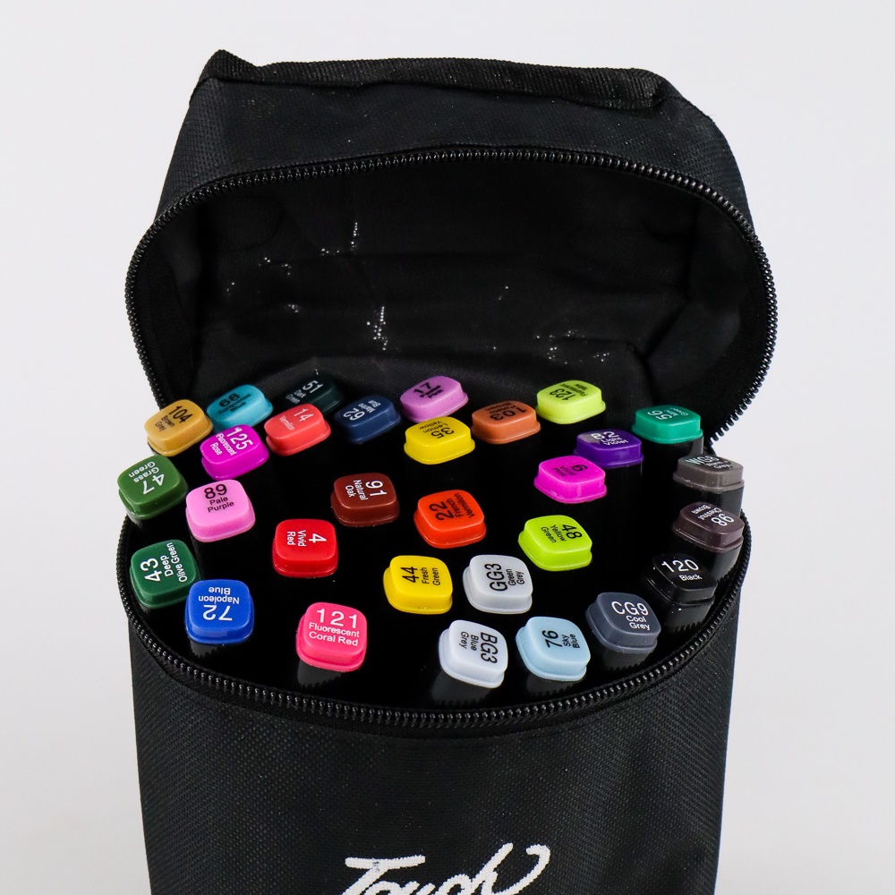 Terlaris TOUCH Spidol Dual Side Fine Art Marker 30 Color - T30