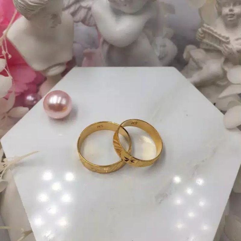 cincin dewasa perhiasan xuping lapis emas 24k