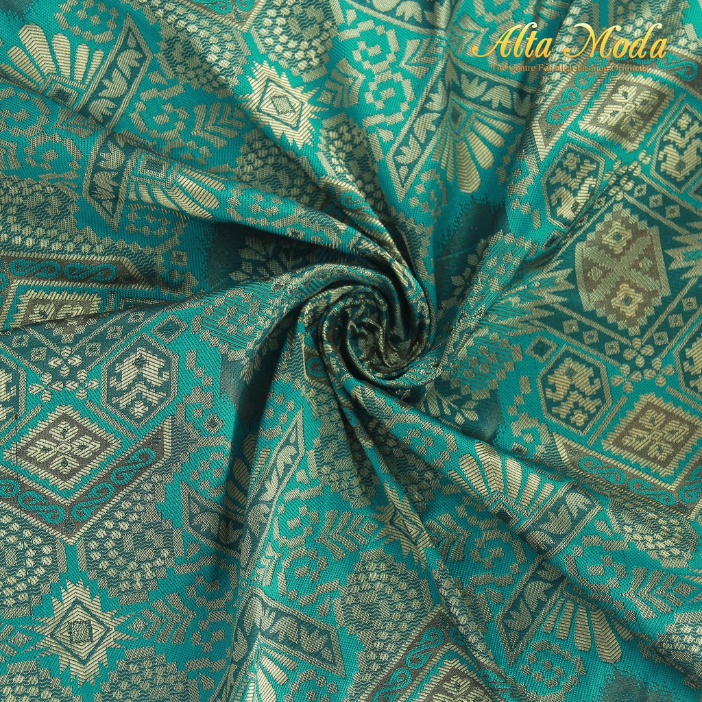

Alta Moda Songket Motif Palembang Snow Pattern Toska (1M)