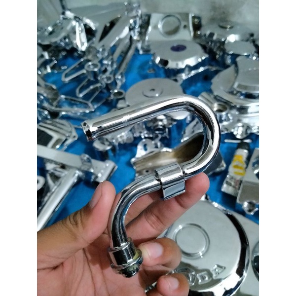 PIPA AIS MEGAPRO PRIMUS COPOTAN MOTOR CRHOME