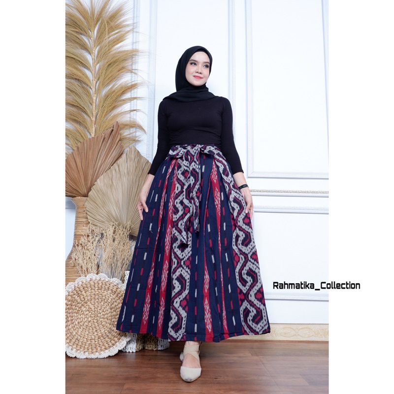 ROK TENUN ETNIK TALI UNTUK PESTA MOTIF SUMBA LOMBOK NTT TORAJA FLORES DAYAK TENUN JEPARA