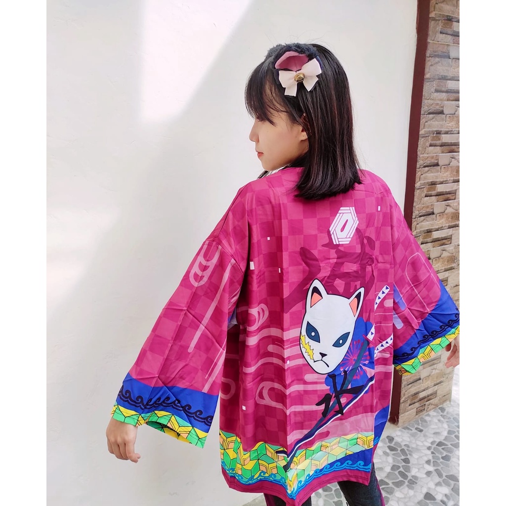 HAORI GIYUU MASK KIMETSU NO YAIBA CARDIGAN KIMONO