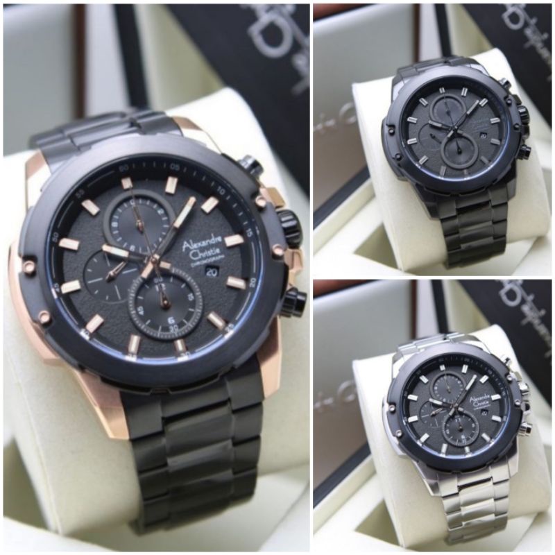 ALEXANDER CHRISTIE AC 6583 JAM TANGAN PRIA ORIGINAL