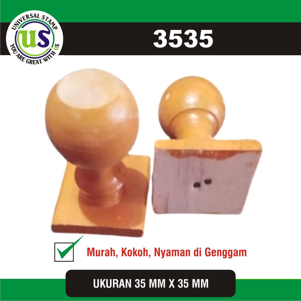 

Gagang Stempel Kayu 3535