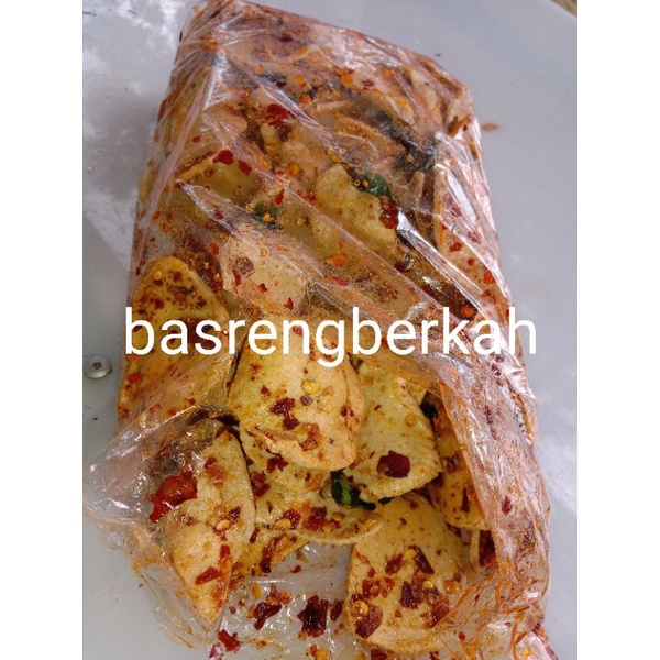 

basreng baso goreng basreng bulat pedas basreng kering cabe asli daun jeruk isi 1 kg yaa