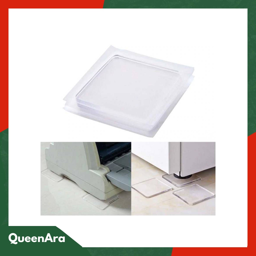 HOUSEEN Alas Silicone Shock Pads Anti-Vibration Mats 4 PCS - NY52