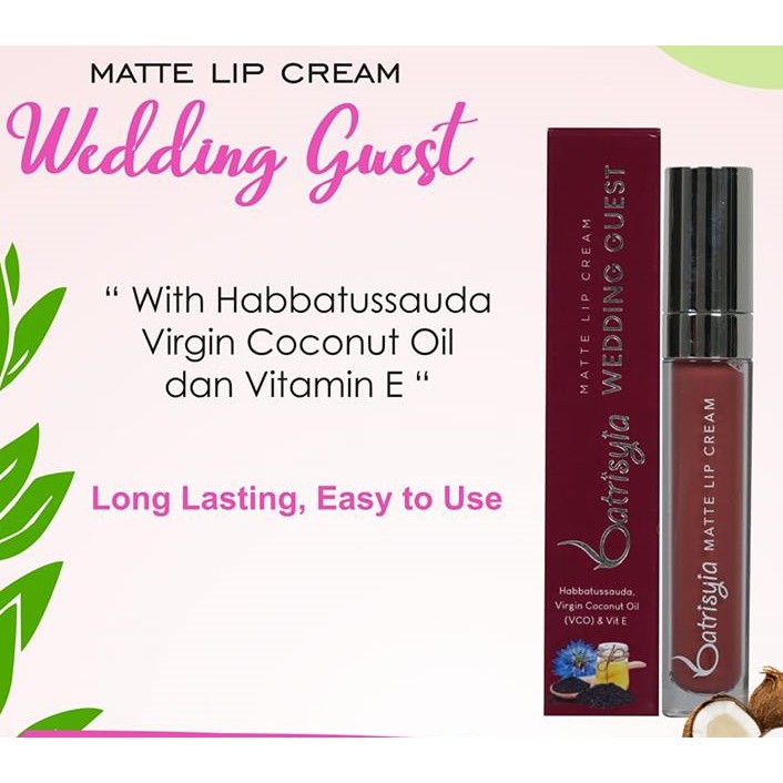 Batrisyia Matte Lip Cream varian Wedding Guest (WG)