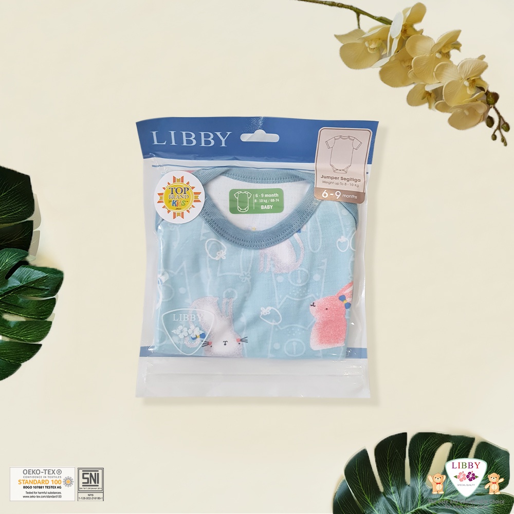 LIBBY Premium Romper Girl 0-12 Bulan (1 pcs/pack)