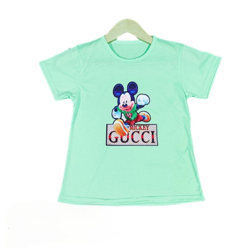 Baju Kaos Anak Cewek GC MICKEY1-12Tahun Ukuran S.M.L.XL.3XL.3XL