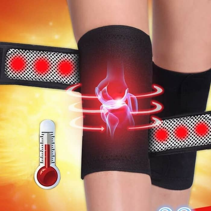 Sabuk Terapi Pemanas Lutut / Magnetic Therapy Self Heating Knee Pads