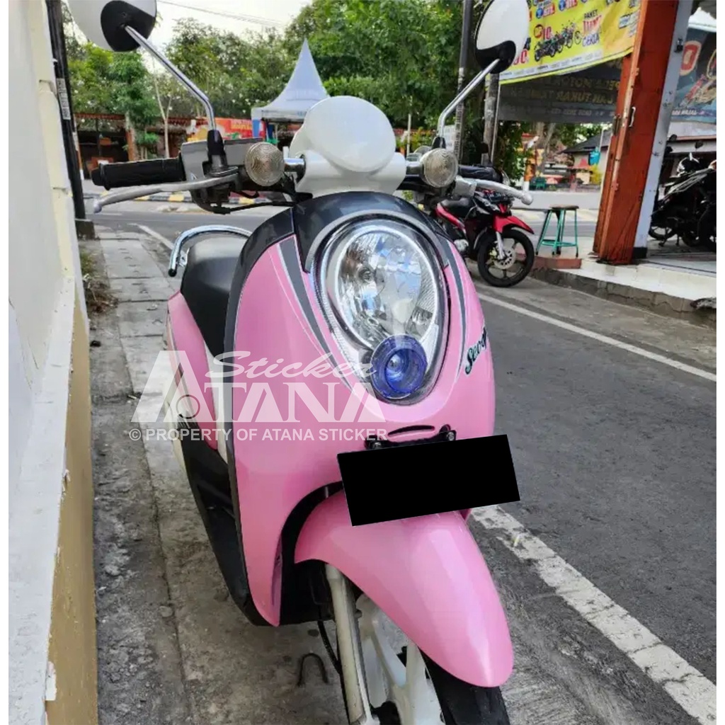 Skotlet Pink Glossy Scotlet Magenta Stiker Merah Muda Metalik Sticker Gloss Kilap Decal Vinyl Meteran Roll Sepeda Motor Matic Mobil Scotlite Body Scotlight Nyala Dekorasi Kaca Background Aquarium Lantai Tiang Aksesoris Ninja CBR Scoopy Vespa Beat Satria