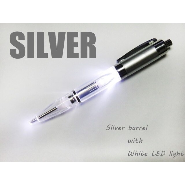 pulpen Lampu LED balpoin alat tulis  dalam gelap ballpoint