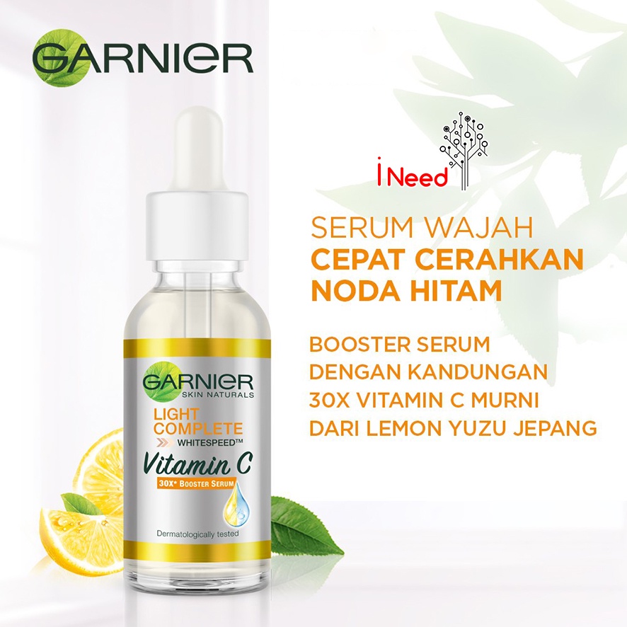 (INEED) GARNIER 30X Booster Serum Light Complete Vitamin C | Sakura White Hyaluron 15ml/30ml