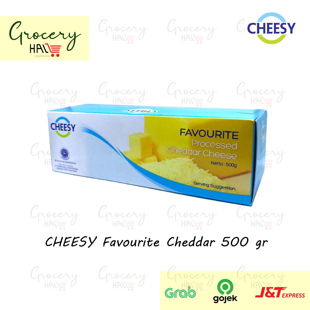 

CHEESY FAVOURITE CHEDDAR CHEESE / KEJU CHEDDAR 500 GRAM