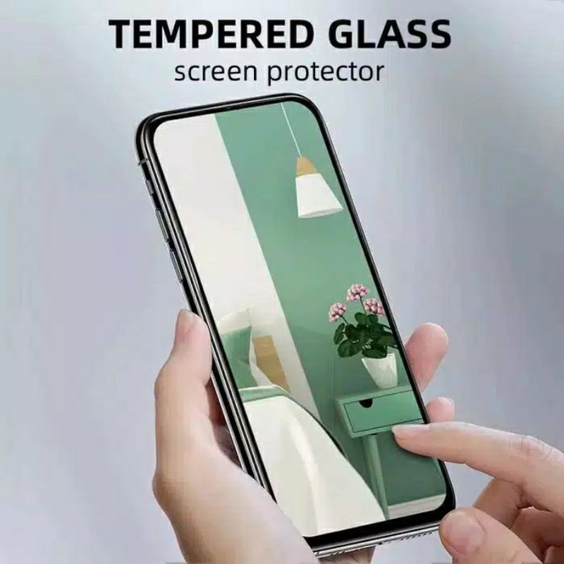 2in1 TEMPERED GLASS OPPO RENO 4F FULL COVER PLUS GARSKIN CARBON TRANPARAN SKIN