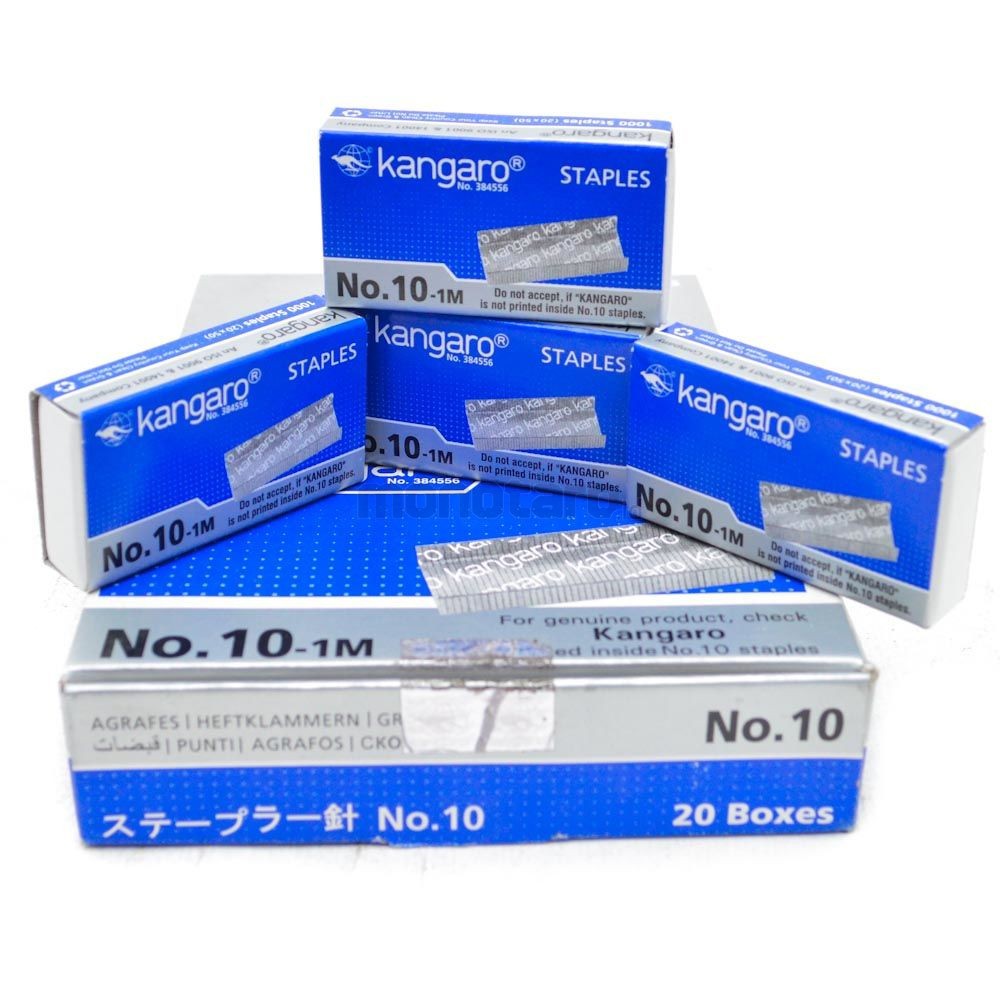 Isi Staples Kangaro No. 10 / Refill Staples No. 10 Kangaro