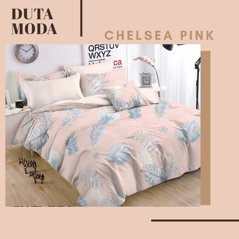 SPREI BEDCOVER KATUN MAGENTA CHELSEA PINK