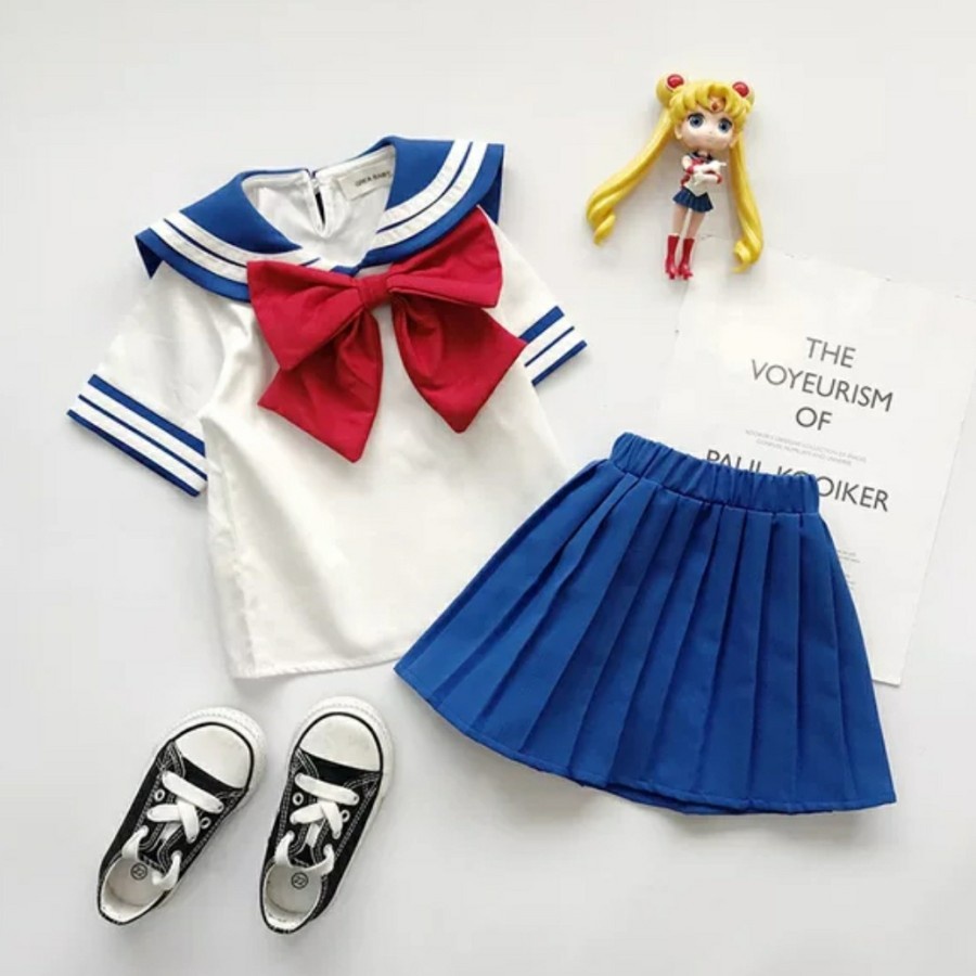 Sailor moon kids costume sailor moon dress kostum anak perempuan japan