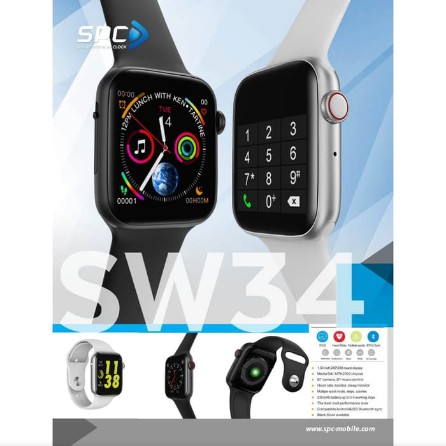 Smart Watch SPC SW34 Jam Tangan Pintar Smartwatch Garansi Resmi