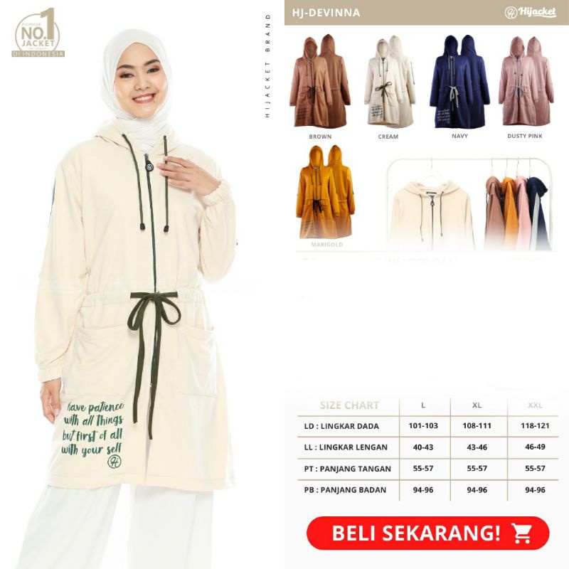 jaket wanita hijacket devinna