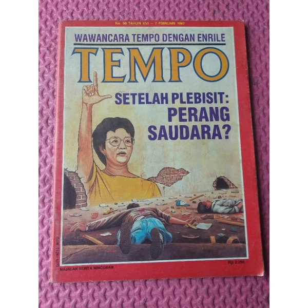Majalah Tempo lawas No.50 edisi 7 Februari 1987 -Setelah Plebisit :Perang saudara