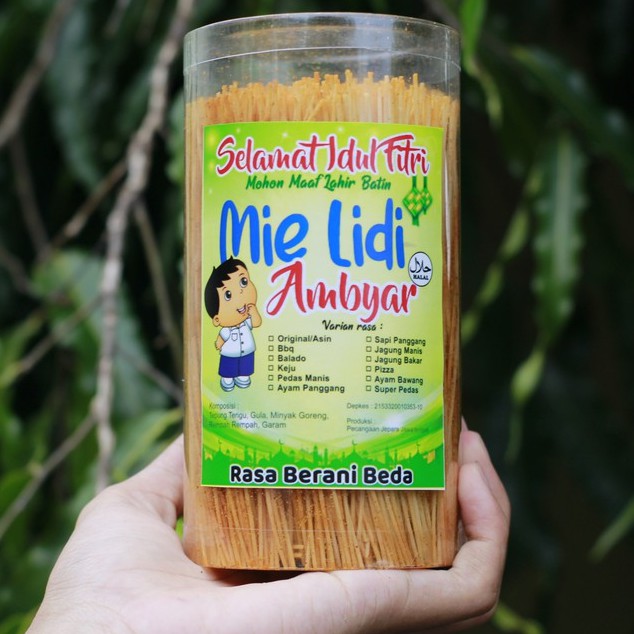 

Mie Lidi Murah 200 gr/mielidi/miegepeng/milidimurah /Jajanan/mielidienak /lidian/mielidigurih/lidian