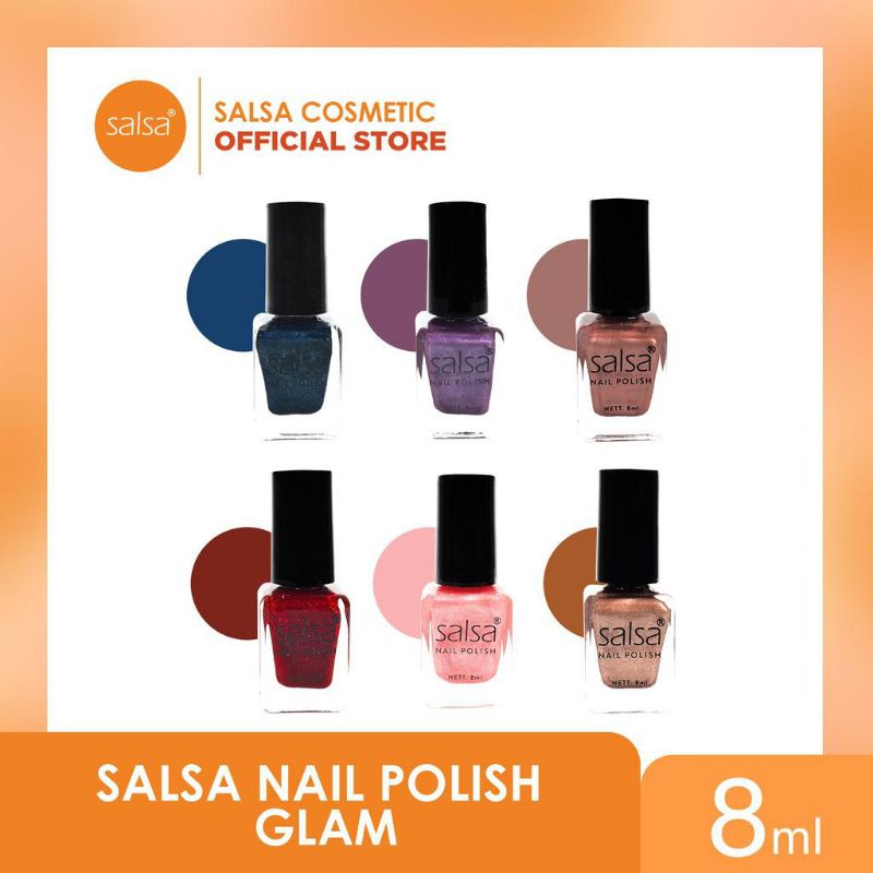 KUTEK SALSA NAIL POLISH ISI 6 BERVARIAN