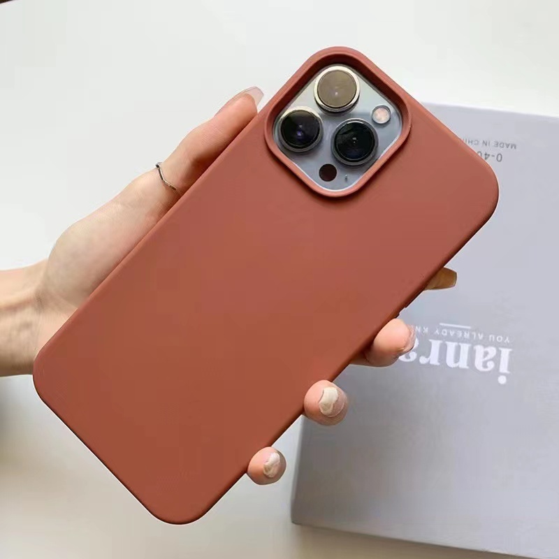 Soft Case Pelindung Bahan Silikon Warna Putih Untuk iPhone 14 Pro MAX 13 12 Pro MAX 11 Pro MAX IX XR XS MAX 7 8 Plus SE 2020