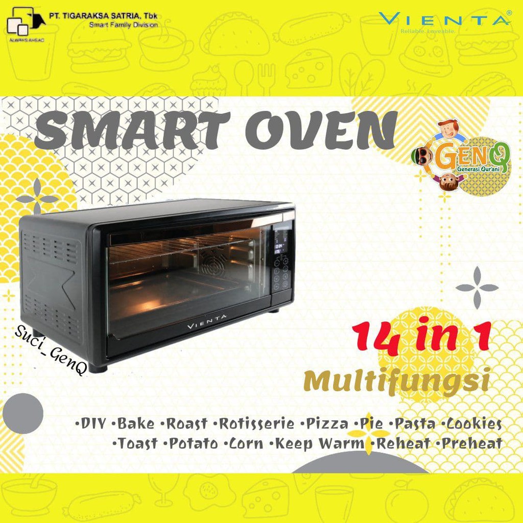 Smart Oven Vienta Oven Listrik Microwave