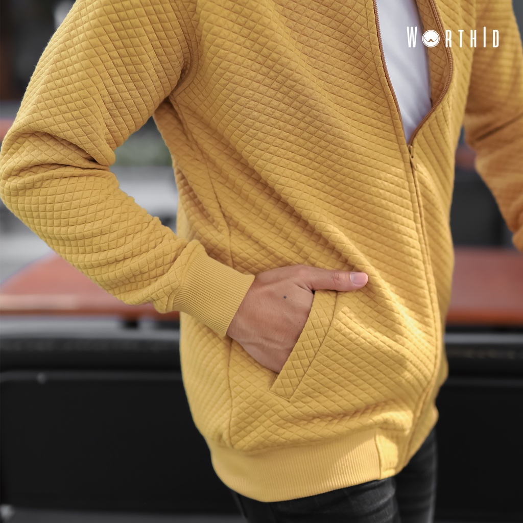 Jaket By Worth Id Cozy Jacket Mustard