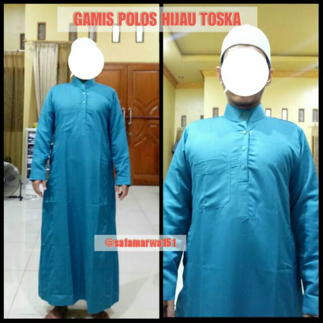 GAMIS POLOS BERKERAH