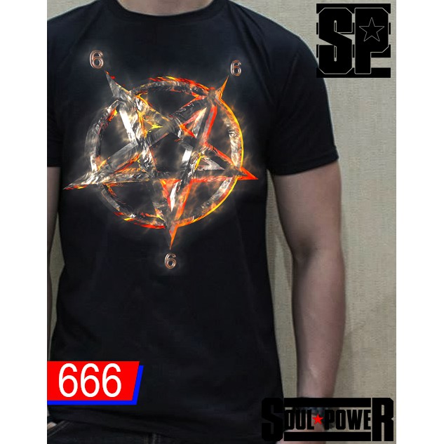 GROSIR KAOS DISTRO 3D MURAH UNIK 666 ORIGINAL SOULPOWERSTYLE
