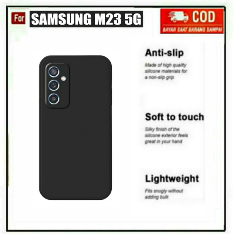 Case Samsung M23 5G A22 4G 5G M32 4G Soft Case Black Matte Slim Camera Protect