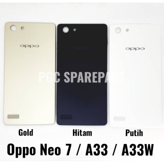 Backdoor Oppo Neo 7 A33 A33w Penutup Tutup Baterai Casing Belakang Back Cover Door Housing Shopee Indonesia