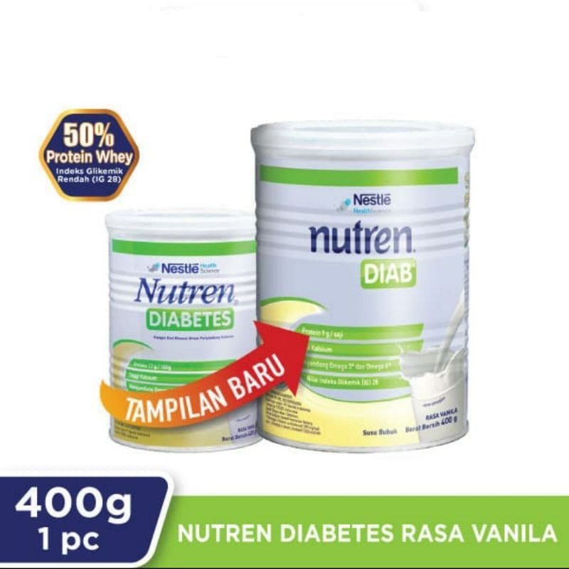 

Nestle Nutren Diab 400gr Susu Khusus Untuk Diabetes